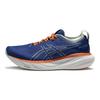 Asics Gel-Nimbus 25 Марафонская ткань Низкие кроссовки Мужские кроссовки Синий 1011B739-400