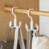 1 шт/2 шт многофункциональный вращающийся крючок с несколькими крючками вращающийся на 360 градусов шкаф для одежды 4 крючка вешалка подшипник прочный