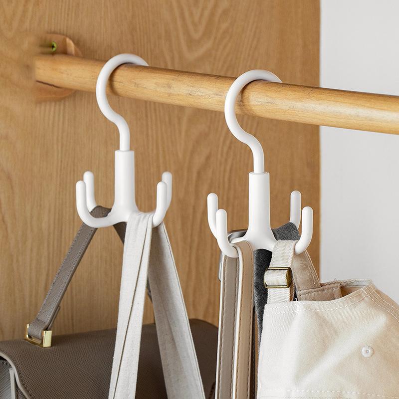 1 шт/2 шт многофункциональный вращающийся крючок с несколькими крючками вращающийся на 360 градусов шкаф для одежды 4 крючка вешалка подшипник прочный