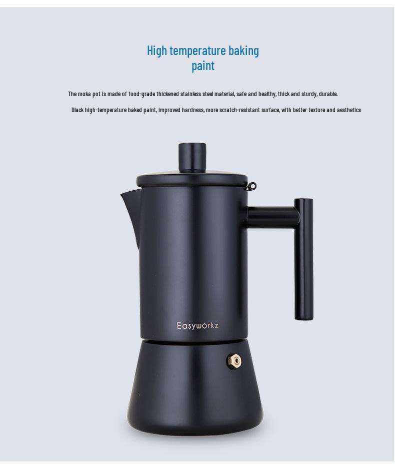 Кофеварка Мока Easyworkz из нержавеющей стали для индукционных плит