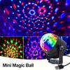 1Pc Disco Ball DJ Night Lights,Sound Activated RGB Rotating Stage Strobe Lamp For Home Room Birthday Decor Wedding Dance Parties