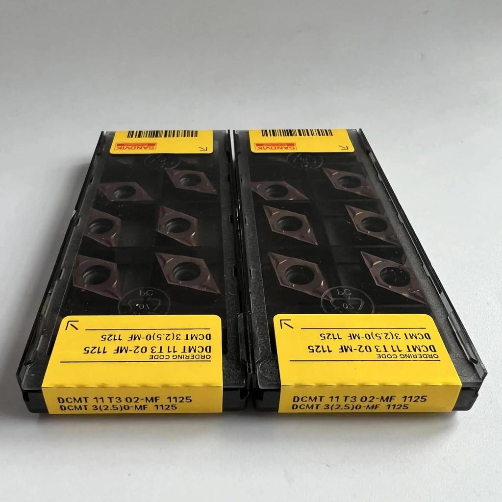 Original Sandvik / DCMT11T302-MF 1125 / CNC Lathe Carbide Blade 10 PCS