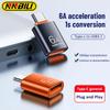 NNBILI 6A TypeC To USB OTG Converter USB3.0 Adapter for Samsung Xiaomi PC MacBook USB C Charging Connector Fast Charging Adapter