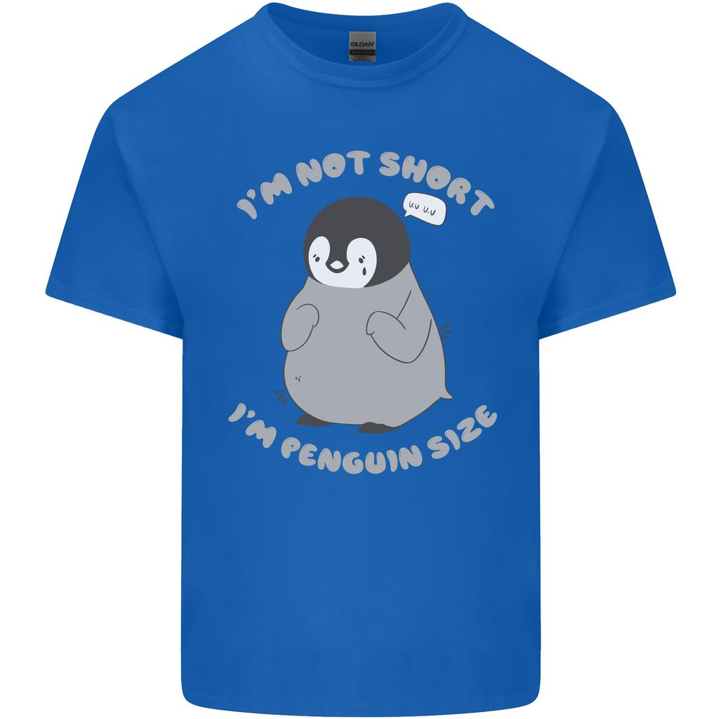Im Not Short Im Penguine Size Funny Unisexs Light Cotton TShirt