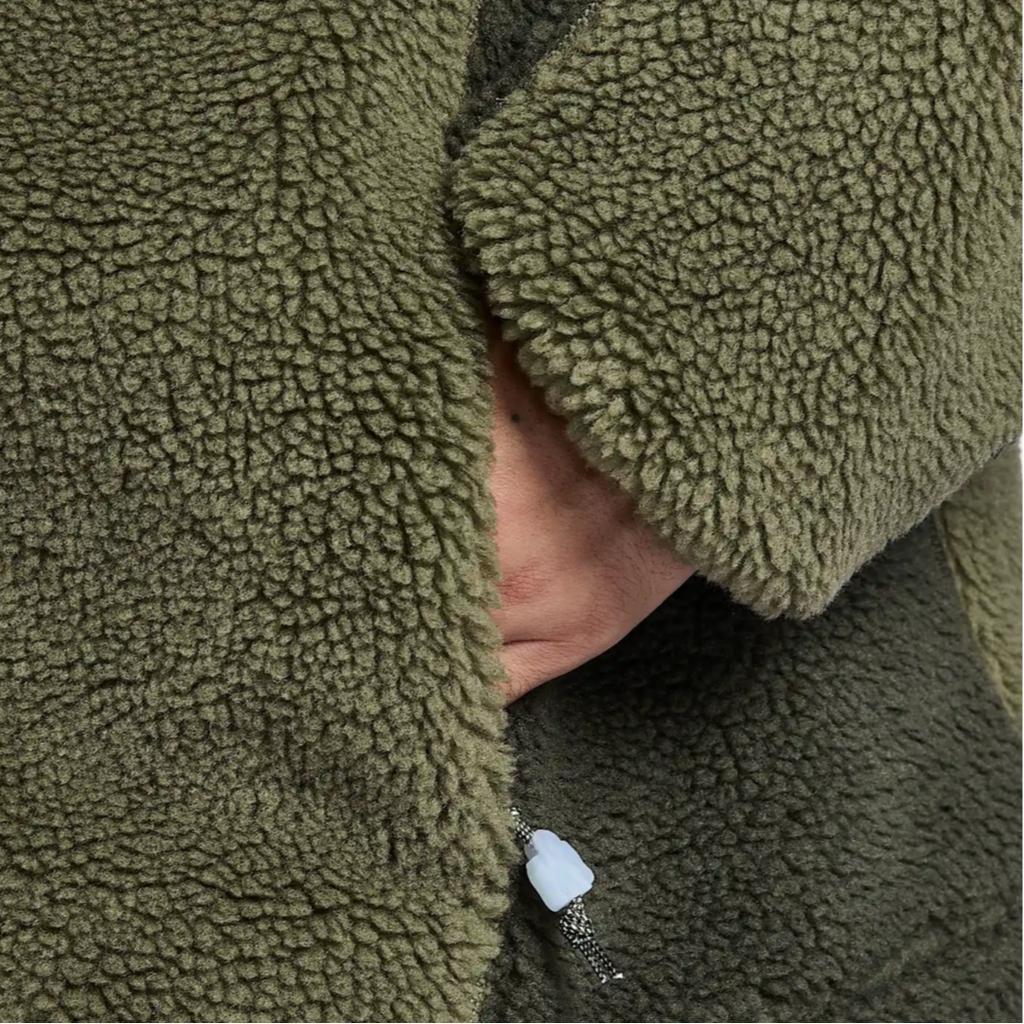 Nike ACG Storm-Fit Adv Ss25 Canwell Glacier Удобная мягкая теплая куртка с воротником-стойкой Мужская куртка Оливково-зеленый Красное дерево-зеленый Бледно-зеленый FV8654-222