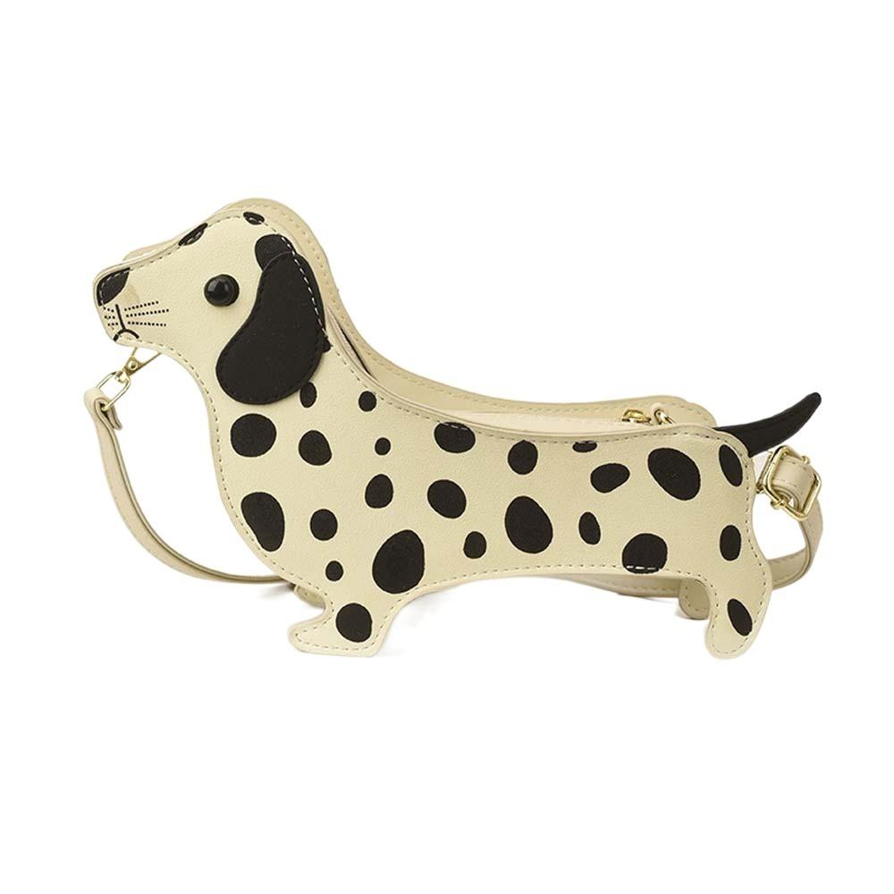 Трехмерная сумка-кроссбоди Такса большой вместимости, ретро-сумка для телефона, друзья