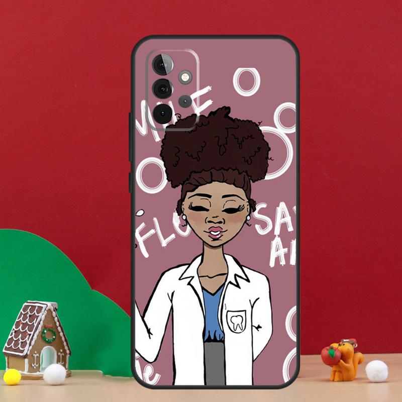 Милый чехол для зубов и стоматолога для Samsung Galaxy A56 A33 A13 A36 A23 A52 A32 A12 A54 A34 A14 A16 A53 A15 A35 A55 A17