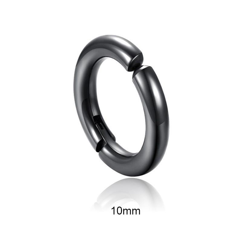 2pcs Unisex Stainless Steel Punk Man Black Drop Earrings Geometry Triangle Star Cross Fish Love Feather Party Multiple Gothic