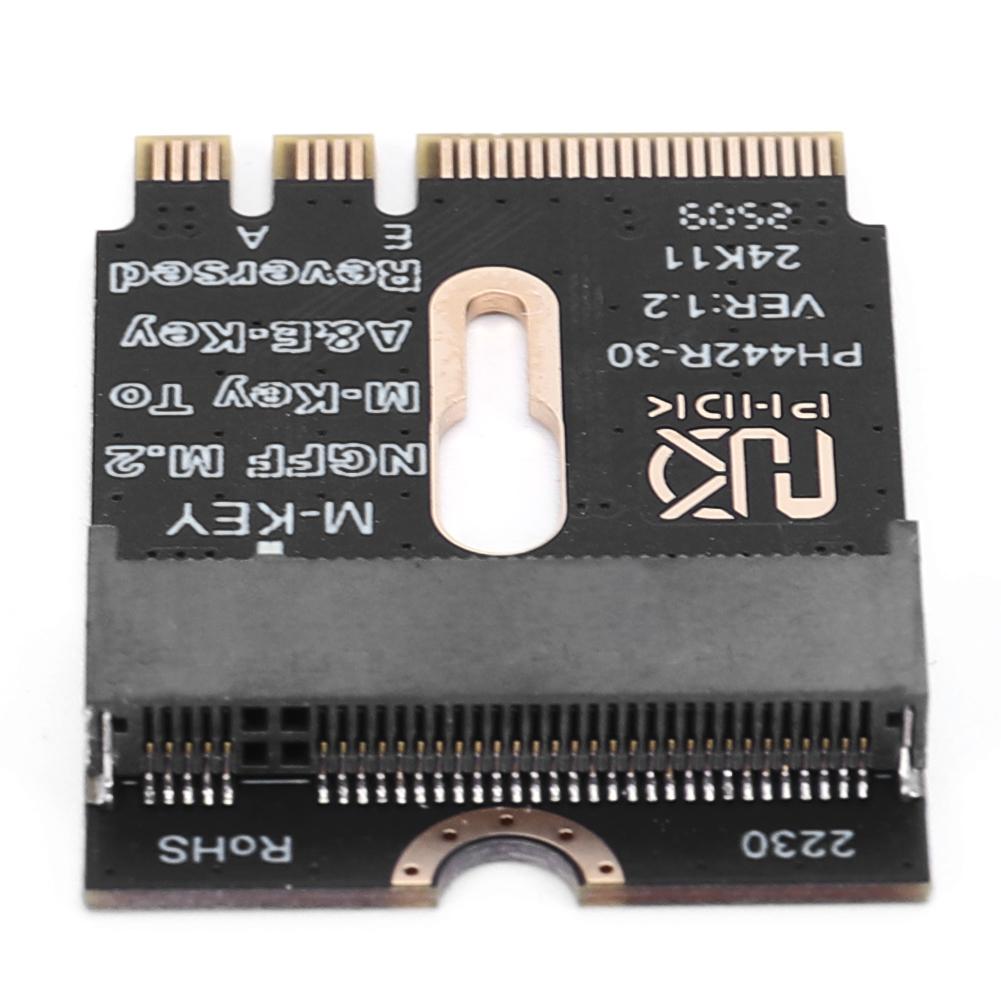 Адаптер M.2 A+E на NVME SSD, ключ A/E на ключ M, карта-райзер PCIE 4.0 с кронштейном, интерфейс M2 WIFI для ноутбука, материнской платы, SSD 2280