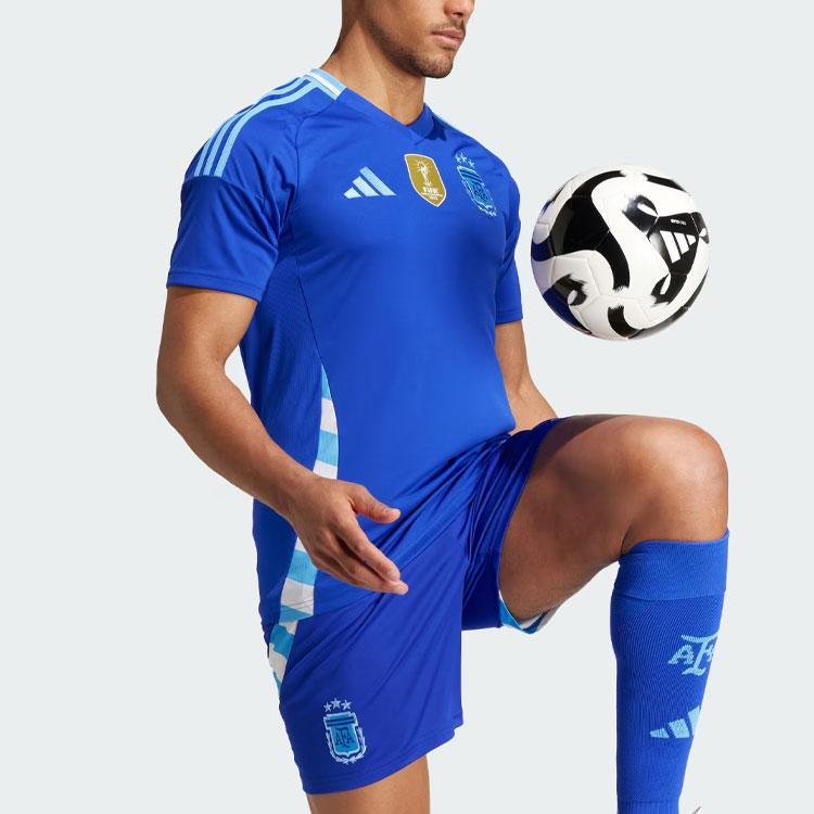 adidas Аргентина 24 Выездная футболка Ярко-синий/Синий взрыв Мужские Топы IP8413