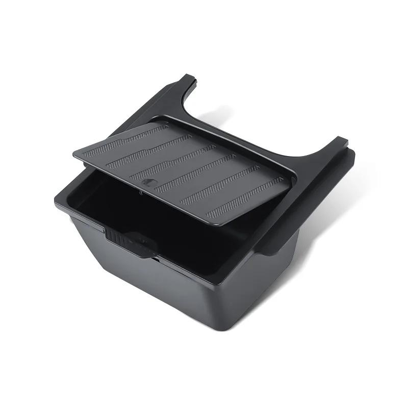Car Sticker For Tesla Model Y Rear Storage Box Rear Middle Storage Box Garbage Can Storage Wholesale Car Accessories Modificatio