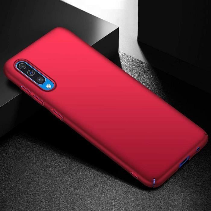 Coque de Protection - BOOLING - Samsung Galaxy A50 - Rouge - Silicone Ultra-Mince - Souple