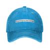 IM Coming To The Cottage    White Background  Baseball Cap Sun Heated Rivalry Running Washed Trucker Hat Unisex Adult Baseball Caps