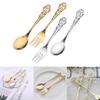 2pcs/set Spoon Coffee Creative Fine And Retro Texture