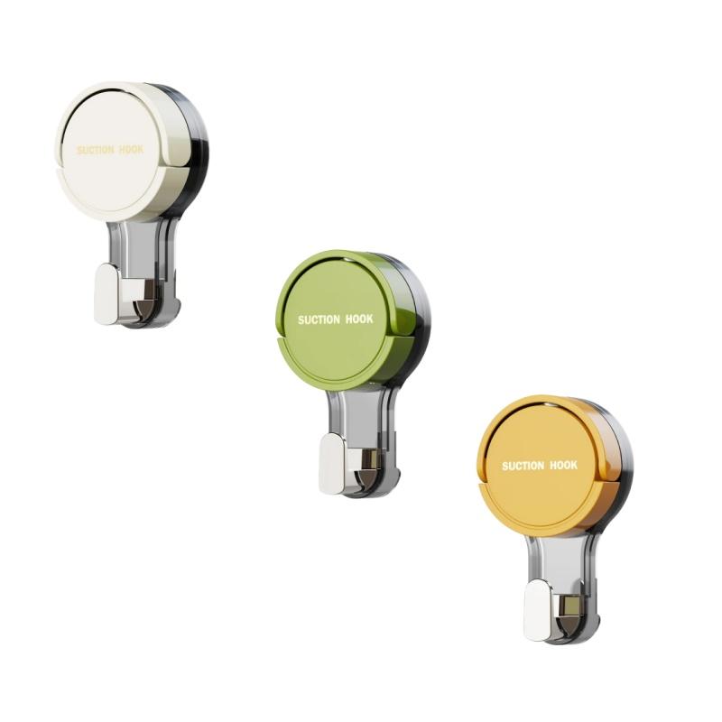 1-3 шт. Крючок на присоске Многоразовый Сильный Вакуумный Крючки на присоске для ванной комнаты Водонепроницаемая Вешалка для полотенец Вешалка для одежды Крючок Аксессуар