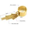 Cute Cuban Chain Strip Charm Rings for Women Anillos Friendship Jewelry Personality Custom Punk Knuckle Midi Rings Wedding Party