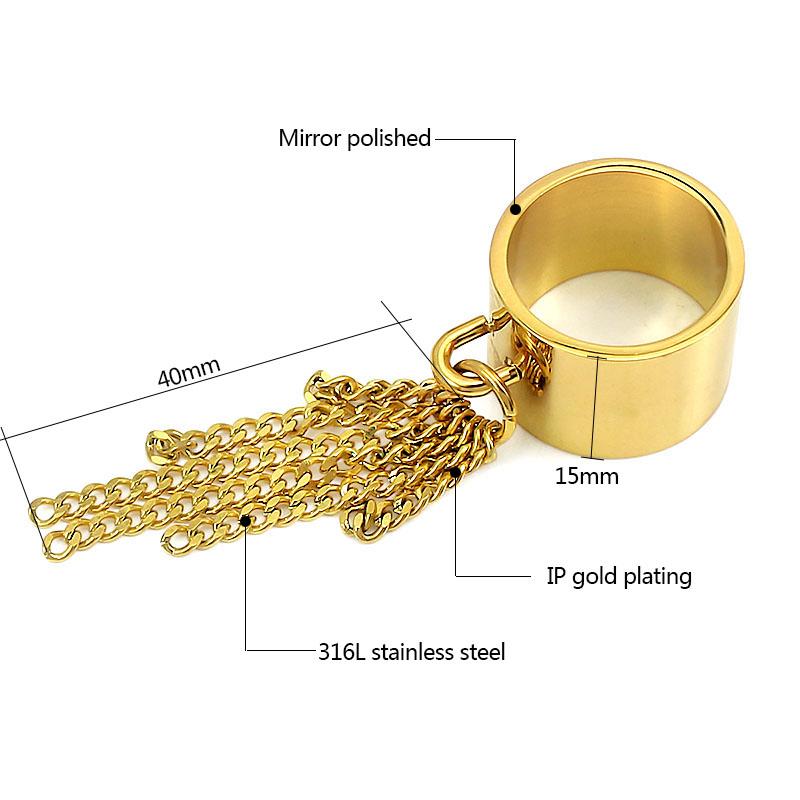 Cute Cuban Chain Strip Charm Rings for Women Anillos Friendship Jewelry Personality Custom Punk Knuckle Midi Rings Wedding Party