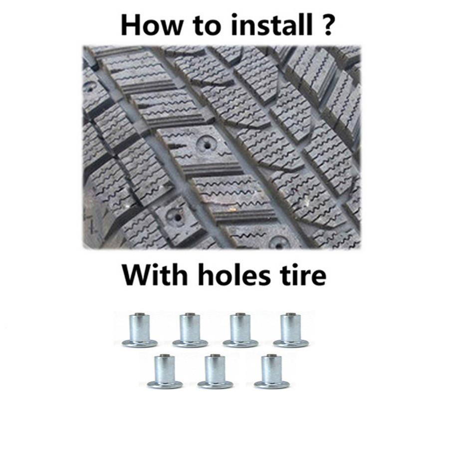 Новые 100X Зимние Автомобильные Квадроциклы Грузовики Винтовые Шипы Колесо Шина Снежные Гвозди Шипы Противоскольжение