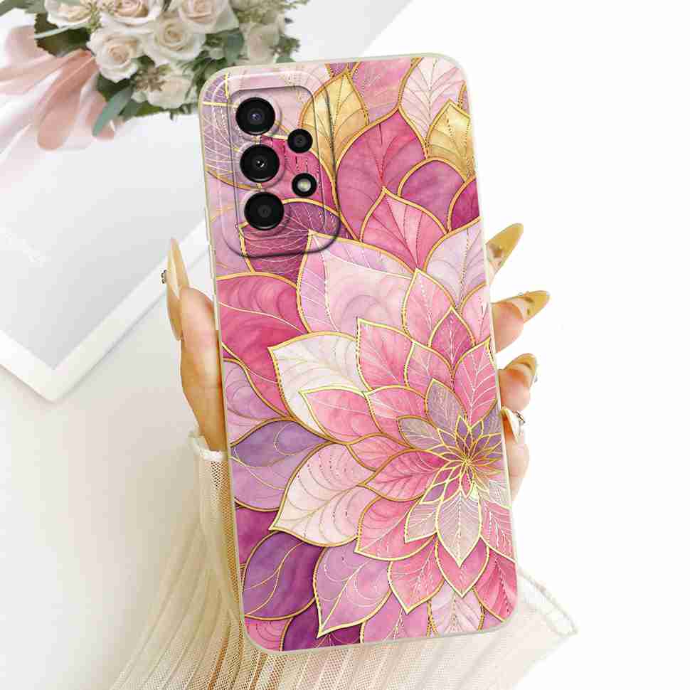 6.5" Casing For Samsung A 53 A53 5G Luxury Pattern Soft Silicone ShockProof Phone Cases Samsung Galaxy A53 5G casing