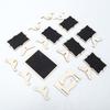10pcs Wooden Mini Chalkboard Signs Creative Small Chalk Board Wedding Place Cards  Party Supplies
