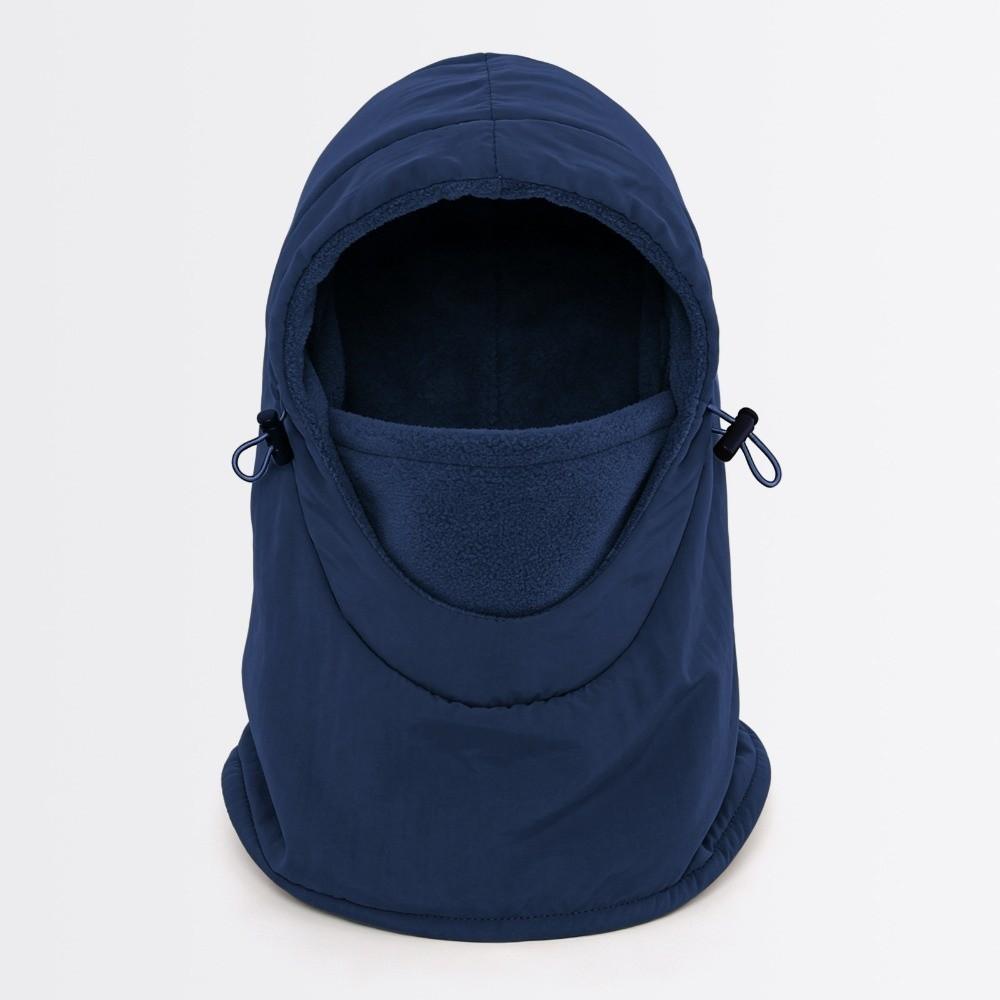 Windproof Winter Balaclava Hat Adjustable Drawstring One-piece Hat Scarf Soft Ear Protection Cap