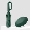 10-bone Solid Color Automatic Umbrella Windproof Rain Resistant Sunscreen Shade Dual-purpose Foldable Umbrellas Business Using