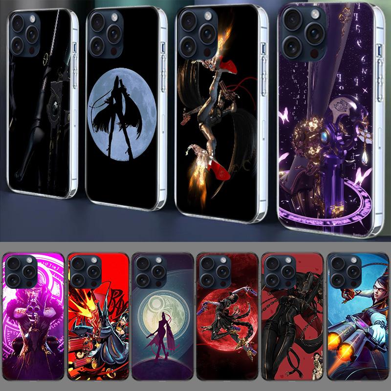 Bayonetta Clear Phone Case For Iphone 17 Air 16 Pro Max 15 Pro 14 Plus 17E 16E 11 13 12 Mini Cover Cases Fundas Cell TPU Capa Sh