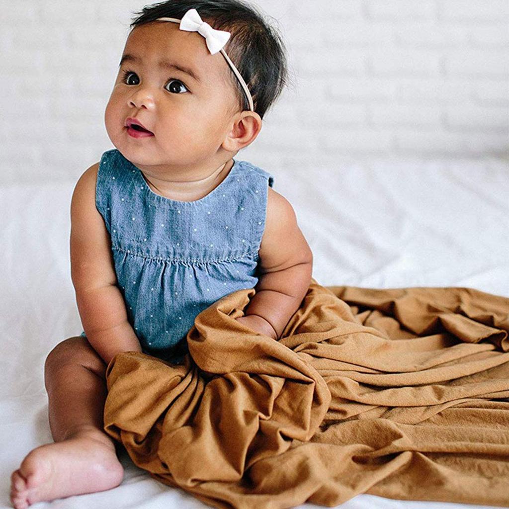 Set of Iikuru Gauze Swaddle Baby Bamboo Cloth Baby Afghan Blanket Set of 2 Bamboo Cotton Newborn Summer Autumn Winter Baby Gift Baby Preparation Y796