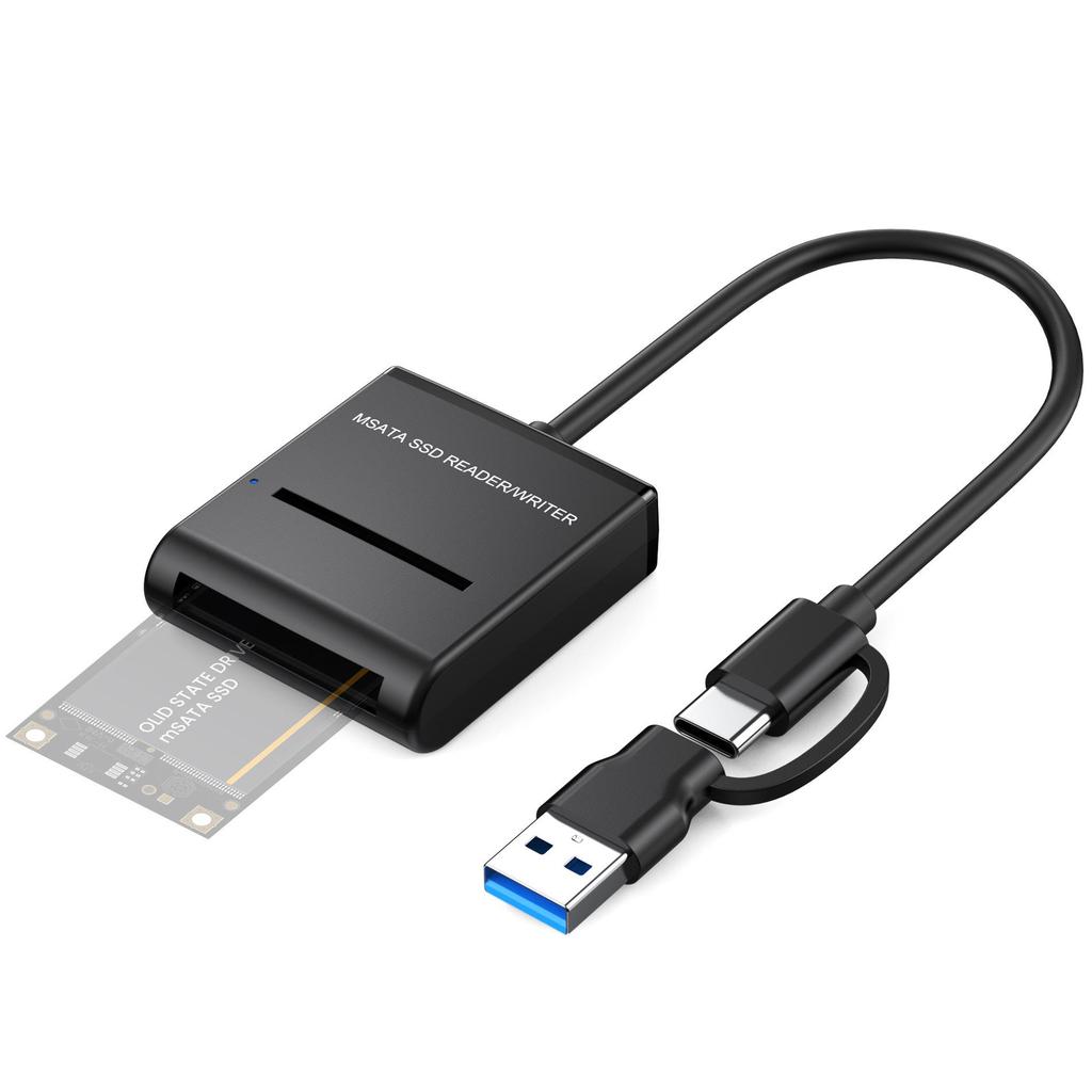 USB 3.0 to mSATA & 2.5-Inch SSD/HDD Adapter Cable