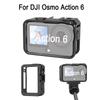 Пластиковая расширительная рама PULUZ для DJI Osmo Action 6, Клетка для камеры Action6, Крепление с холодной башмаком, Вертикально-горизонтальный адаптер
