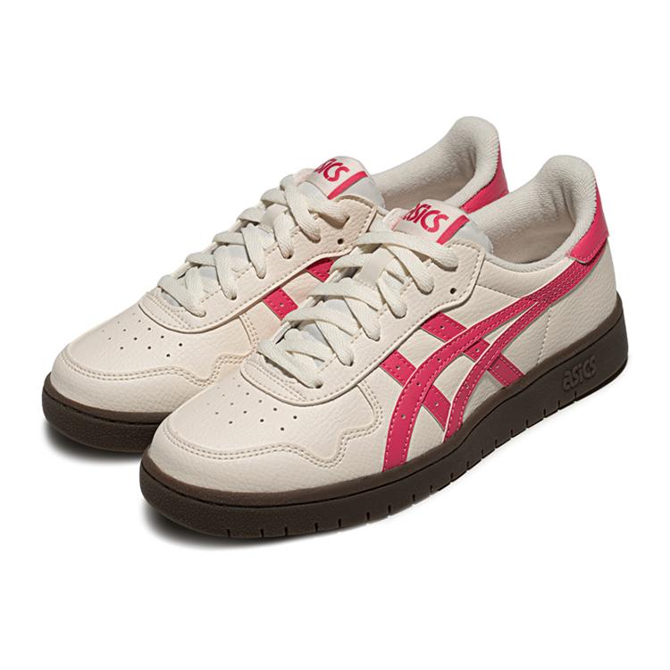 Asics JAPAN S Износостойкие Дышащие Низкие Кеды для Скейтборда Унисекс Бежевый Красный 1203B055-201