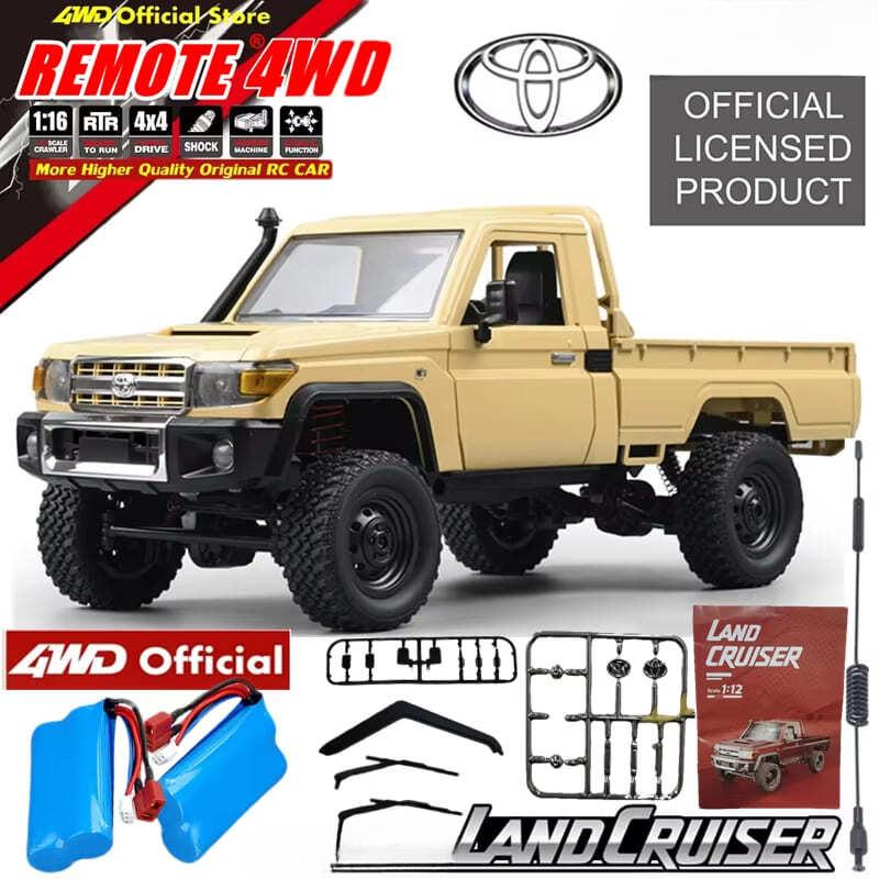 Новый 1:12 Устойчивая к падениям радиоуправляемая машина MN82 4WD ретро полномасштабная имитация внедорожника вездеход с дистанционным управлением пикап радиоуправляемый грузовик игрушка в подарок