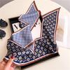 Fashion Print Hair Ribbon Scarf Women Neck Tie Bag Scarfs Satin Silk Skinny Headscarves Ladies Foulard Floral Bands New
