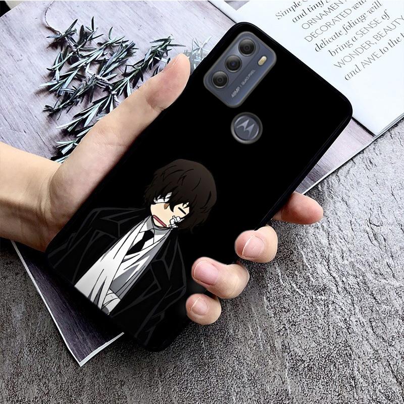 Чехол для телефона Bungou Stray Dogs для Motorola Moto E32 E20 E40 G22 G52 G20 G30 G100 G60 G50 G10 GPure GStylus G9 One Action Macro