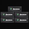 1/5/10Pc Car Interior Random Stickers Car Steering Wheel Emblem Styling for Skoda Fabia Kodiaq Kamiq Superb Yeti Octavia Enyaq Rapid Karoq Derivati