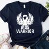 Футболка Воин Вируса СПИДа День Борьбы со СПИДом Hiv Прогулочные Футболки Борьба Против Повседневный Открытый Воздух Высокое Качество Хлопок Короткий Рукав