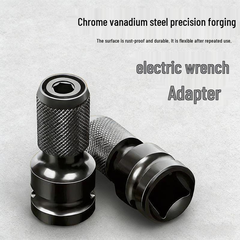 Telescopic Electric Wrench Extension Bar - Durable Adapter Bit for Drill Accessories
