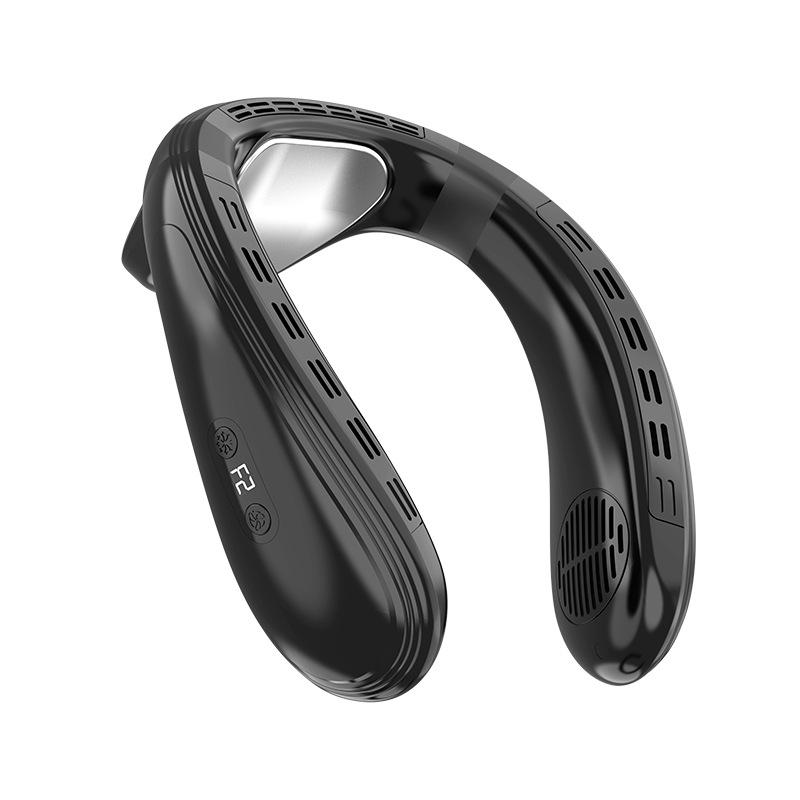 Новый портативный шейный вентилятор 5200 мАч Кондиционер для шеи Перезаряжаемый полупроводниковый охлаждающий вентилятор Уличный персональный вентилятор Носимый охладитель