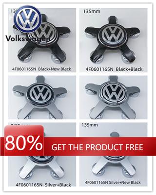 Для VOLKSWAGEN VW 4 шт. 135 мм Volkswagen Golf Polo Колпачки ступицы колеса автомобиля 5 штифтов Колпак диска Колпачок ступицы Логотип Значок Эмблема Аксессуары