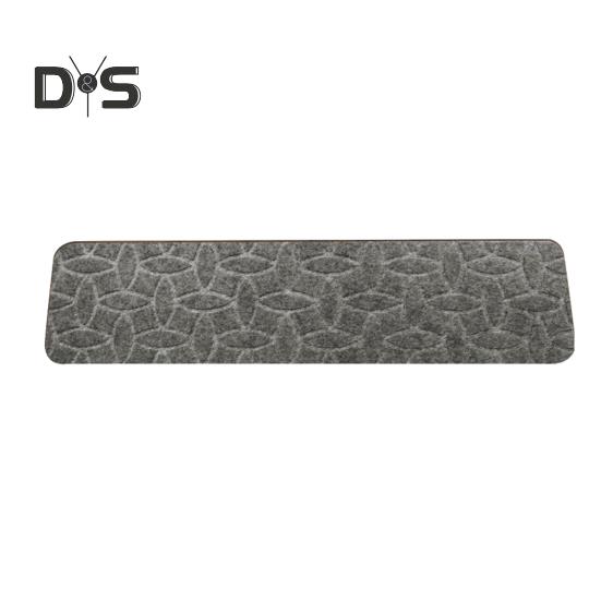 Non-Slip Stair Mat Self-adhesive Strong Adhesion Easy Installation No Cutting Reusable Different Embossing Stair Floor Treads Washable Dorm Home
