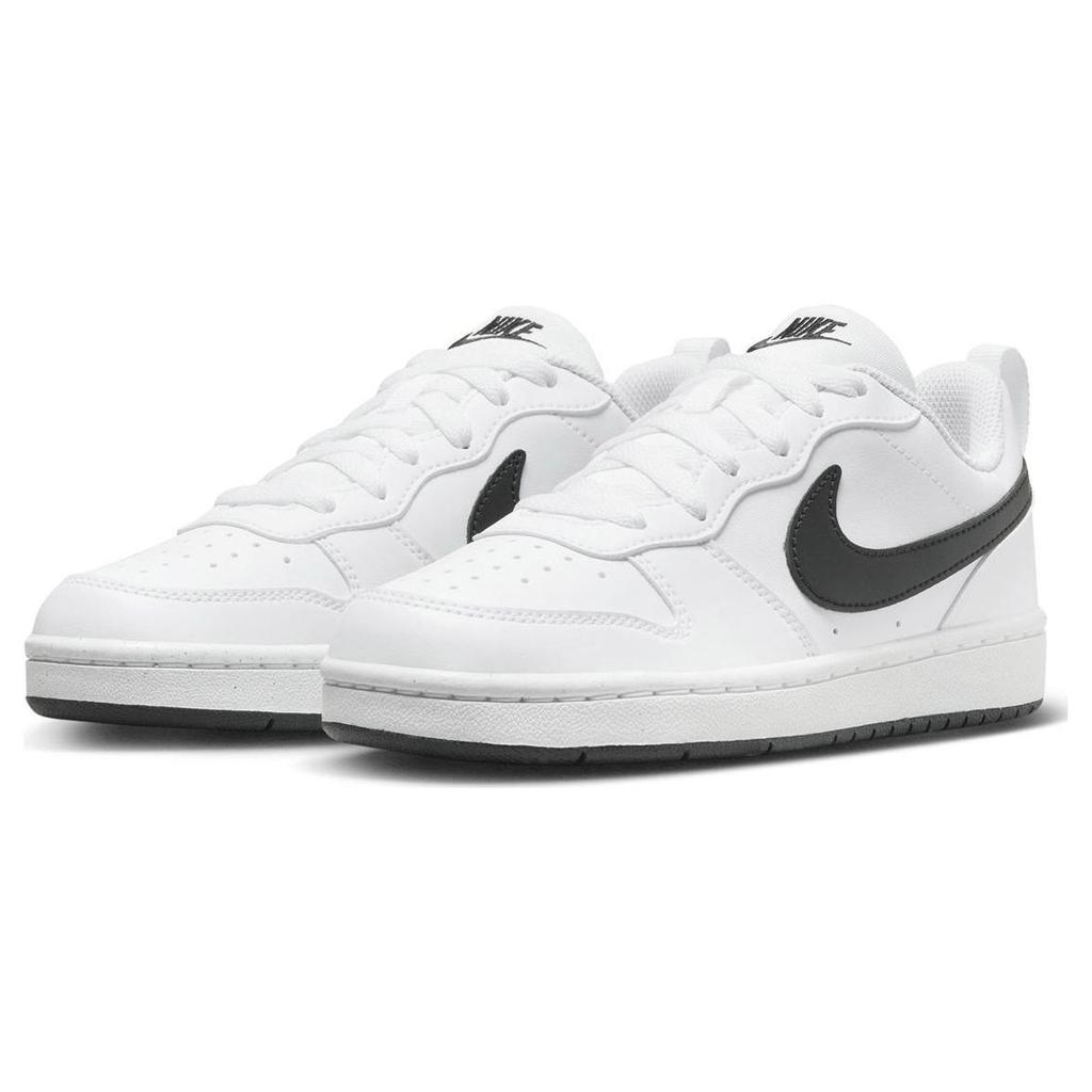 Nike Кроссовки Court Borough Low Recraft GS Детские Белые/Черные DV5456-104