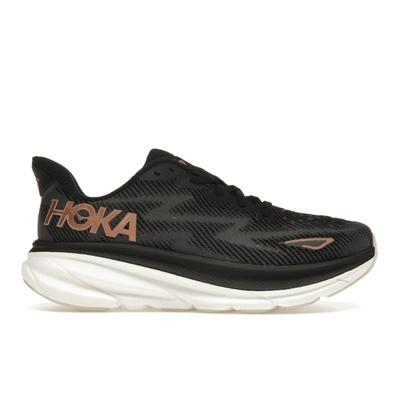 HOKA Clifton 9 Черный Розовое золото Женские кроссовки 1127896-BRGL