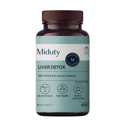 Добавка для детокса печени (60 кап), Liver Detox,  Miduty