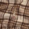 Polo Ralph Lauren Женский Шарф из Шерсти в Клетку с Бахромой и Медведем Поло wapoScv0j320378101