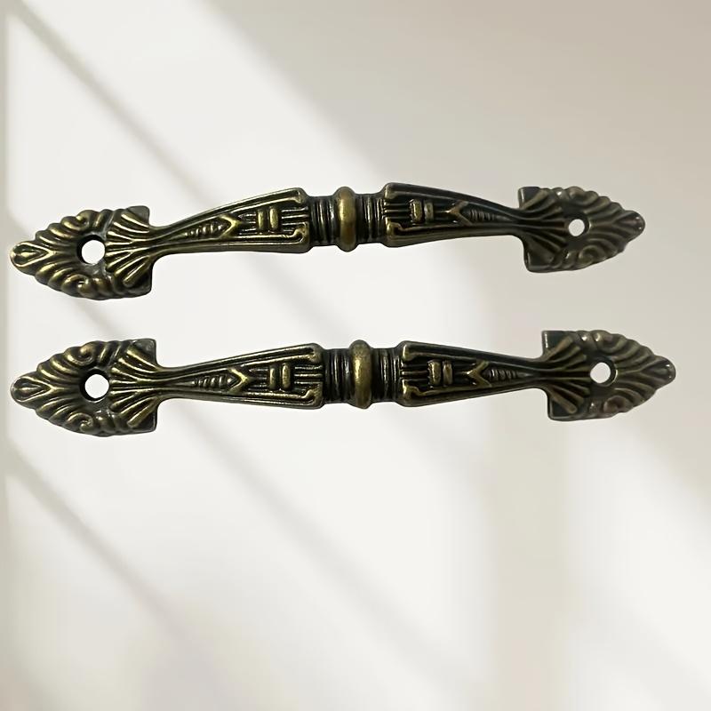 12European-style furniture hardware, wooden door and window handles, new Chinese-style antique bronze cabinet, drawer, wardrobe door, zinc alloy
