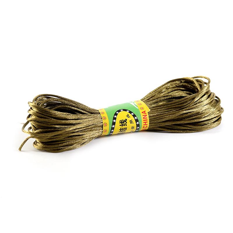 20m Nylon Cords Chinese Knot Woven Colorful Rope String Beads Thread For DIY Handmade Bracelet Jewelry Supplies Accessories