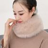 Imitation Fox Fur Collar Thick Scarf Warm Neck Protection Scarf Korean Winter Girl