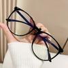 10PCS Fashion Oval Glasses Anti Radiation Retro Eyeglasses for Woman Men Anti Blue Light Eyewear