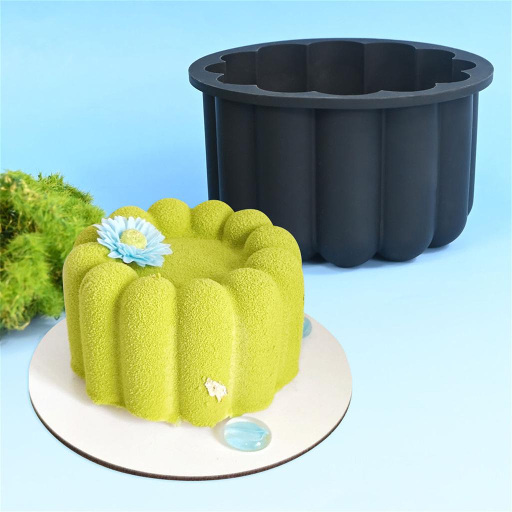 2pcs Flower Petal Chocolate Baking Mould Food Grade Silicone Mousse Cake Molds for Family Gatherings and Celebration