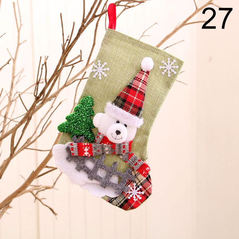 Christmas Sockings Christmas Gift Bags Decorations Christmas Holiday Gifts Christmas Tree Decorations Gift Packaging Bags